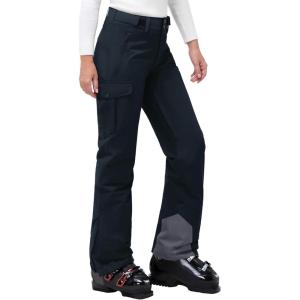 image33000ft Womens Insulated Snow Pants Waterproof Snowboard Ski Pants with Boot GaitersBlue