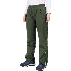 image33000ft Womens Rain Pants Lightweight Waterproof Rain Over Pants Windproof Hiking Pants for Outdoor Fishing Rainy DayArmy Green