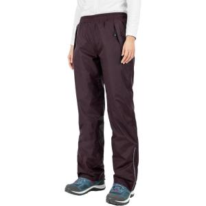 image33000ft Womens Rain Pants Lightweight Waterproof Rain Over Pants Windproof Hiking Pants for Outdoor Fishing Rainy DayDark Red