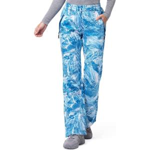 image33000ft Womens Softshell Snow Pants Waterproof Warm Ski Pants Insulated Ripstop Snowboard Winter PantsBlue Camo
