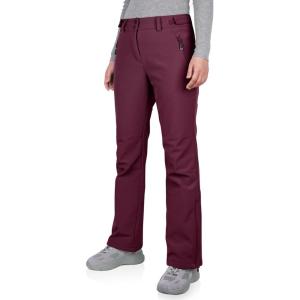 image33000ft Womens Softshell Snow Pants Waterproof Warm Ski Pants Insulated Ripstop Snowboard Winter PantsRaspberry Red