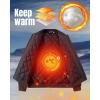 image33000ft Mens Bomber Jacket Waterproof Zip Up Windbreaker Quilted Padded Lightweight Warm Casual Spring Fall Winter CoatGrey