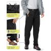 image33000ft Mens Rain Suit Packable Waterproof Lightweight Rain Gear for Golf Hiking Cycling 2 Pieces Jackets and PantsLight GreyBlack