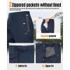 image33000ft Womens Full Zip Rain Pants Lightweight Rain Over Pants Windproof Outdoor Pants for Hiking Fishing GolfDark Blue
