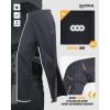 image33000ft Womens Full Zip Rain Pants Lightweight Rain Over Pants Windproof Outdoor Pants for Hiking Fishing GolfGrey