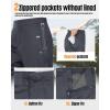 image33000ft Womens Full Zip Rain Pants Lightweight Rain Over Pants Windproof Outdoor Pants for Hiking Fishing GolfGrey