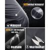 image33000ft Womens Full Zip Rain Pants Lightweight Rain Over Pants Windproof Outdoor Pants for Hiking Fishing GolfGrey