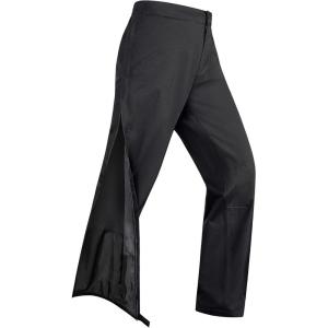 image33000ft Womens Full Zip Rain Pants Lightweight Rain Over Pants Windproof Outdoor Pants for Hiking Fishing GolfBlack