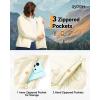 image33000ft Womens Hooded Packable Puffer Jacket Lightweight Warm Puffy Quilted Winter CoatCreamcolored