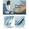 image33000ft Womens Hooded Packable Puffer Jacket Lightweight Warm Puffy Quilted Winter CoatLight Green