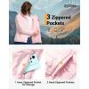 image33000ft Womens Hooded Packable Puffer Jacket Lightweight Warm Puffy Quilted Winter CoatPink