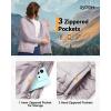image33000ft Womens Hooded Packable Puffer Jacket Lightweight Warm Puffy Quilted Winter CoatPinkish Gray