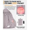 image33000ft Womens Hooded Packable Puffer Jacket Lightweight Warm Puffy Quilted Winter CoatPinkish Gray