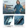 image33000ft Womens Hooded Packable Puffer Jacket Lightweight Warm Puffy Quilted Winter CoatTeal Blue