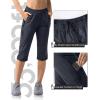 image33000ft Womens Capri Golf Pants Casual Quick Dry UPF 50 Lightweight Stretch Cargo Hiking Pants with PocketsGreynew