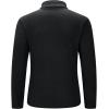 image33000ft Mens QuarterZip Polar Fleece Jacket Long Sleeve Half Zip Fleece Pullover Sweaters Thermal Golf SweatshirtBlack