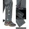 image33000ft Mens Rain Pants Waterproof Rain Over Pants Windproof Outdoor Pants for Hiking FishingGrey