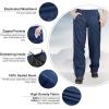 image33000ft Mens Rain Pants Waterproof Rain Over Pants Windproof Outdoor Pants for Hiking FishingNavy