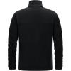 image33000ft Mens Full Zip Fleece Jacket Lightweight Warm Soft Polar Fleece Winter Jacket with Pockets for Casual Hiking OutdoorBlack