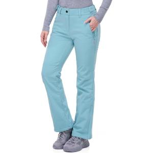 image33000ft Womens Softshell Snow Pants Waterproof Warm Ski Pants Insulated Ripstop Snowboard Winter PantsLight Blue