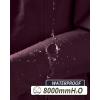 image33000ft Womens Softshell Long Jacket with Hood Fleece Lined Windproof Warm up Waterproof WindbreakerBurgundy