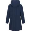image33000ft Womens Waterproof Long Rain Coats with MeshLind Breathable Rain Jacket with Hood Trench Coats WindbreakerNavy Blue