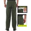 image33000ft Mens Rain Pants Waterproof Rain Over Pants Windproof Outdoor Pants for Hiking FishingGreen