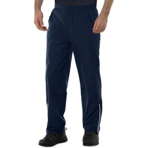 image33000ft Mens Rain Pants Waterproof Rain Over Pants Windproof Outdoor Pants for Hiking FishingNavy Blue