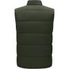 image33000ft Mens Winter Puffer Vest Outerwear Fleece Lined Warm Casual Outdoor Insulated Quilted Sleeveless JacketArmy Green