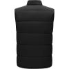 image33000ft Mens Winter Puffer Vest Outerwear Fleece Lined Warm Casual Outdoor Insulated Quilted Sleeveless JacketBlack