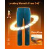 image33000ft Womens Waterproof Hiking Pants FleeceLined Snow Pants Windproof Warm Ski Pants for SnowboardingAlkaline Blue