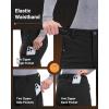 image33000ft Womens Waterproof Hiking Pants FleeceLined Snow Pants Windproof Warm Ski Pants for SnowboardingBlack