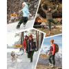 image33000ft Womens Waterproof Hiking Pants FleeceLined Snow Pants Windproof Warm Ski Pants for SnowboardingTaupe Green