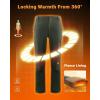 image33000ft Womens Waterproof Hiking Pants FleeceLined Snow Pants Windproof Warm Ski Pants for SnowboardingTaupe Green