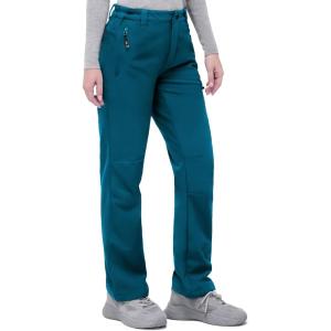 image33000ft Womens Waterproof Hiking Pants FleeceLined Snow Pants Windproof Warm Ski Pants for SnowboardingAlkaline Blue