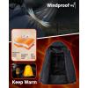 image33000ft Mens Warm Winter Jacket Hooded Lightweight Puffer Jacket Water Resistant Windproof Insulated CoatsBlue