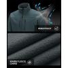 image33000ft Mens Lightweight Softshell Jacket Warm Fleece Lined Windbreaker Waterproof Soft Shell for Outdoor HikingGreenish Blue