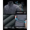 image33000ft Mens Lightweight Softshell Jacket Warm Fleece Lined Windbreaker Waterproof Soft Shell for Outdoor HikingMidgrey