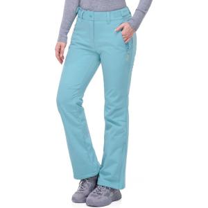 image33000ft Womens Softshell Snow Pants Waterproof Warm Ski Pants Insulated Ripstop Snowboard Winter PantsLight Blue