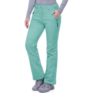 image33000ft Womens Softshell Snow Pants Waterproof Warm Ski Pants Insulated Ripstop Snowboard Winter PantsTurquoise