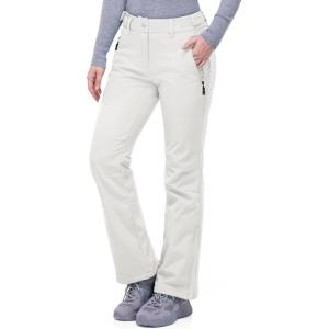image33000ft Womens Softshell Snow Pants Waterproof Warm Ski Pants Insulated Ripstop Snowboard Winter PantsWhite
