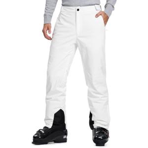 image33000ft Mens Snow Ski Pants Waterproof Insulated Snowboard Pants for WinterWhite