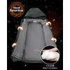 image:image33000ft Mens Waterproof 3in1 Ski Jacket Warm Mountain Windbreaker Snow Rain Jackets Winter Coat with Puffer JacketGreenish GrayGray