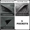 image:image33000ft Mens Waterproof 3in1 Ski Jacket Warm Mountain Windbreaker Snow Rain Jackets Winter Coat with Puffer JacketGreenish GrayGray
