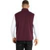 image:image33000ft Mens Fleece Vest Lightweight Warm Zip Up Polar Vests Outerwear with Zipper Pockets Sleeveless Jacket for WinterMaroon