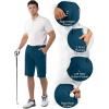 image:image33000ft Mens Golf Shorts Dry Fit Lightweight Quick Dry Golf Stretch Shorts with Pockets 11 Inseam for Travel CasualBlue