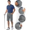 image:image33000ft Mens Golf Shorts Dry Fit Lightweight Quick Dry Golf Stretch Shorts with Pockets 11 Inseam for Travel CasualGrey