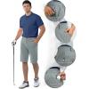 image:image33000ft Mens Golf Shorts Dry Fit Lightweight Quick Dry Golf Stretch Shorts with Pockets 11 Inseam for Travel CasualLight Grey