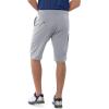 image:image33000ft Mens Golf Shorts Dry Fit Lightweight Quick Dry Golf Stretch Shorts with Pockets 11 Inseam for Travel CasualSilver