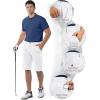 image:image33000ft Mens Golf Shorts Dry Fit Lightweight Quick Dry Golf Stretch Shorts with Pockets 11 Inseam for Travel CasualWhite
